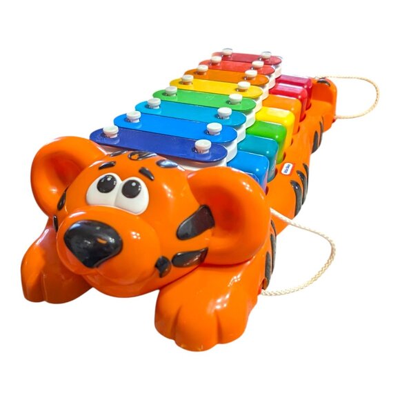 Little Tikes Jungle Jamboree Tiger 2 in 1 Xylophone Piano Toy Ages 1+ Music Play - Picture 2 of 7